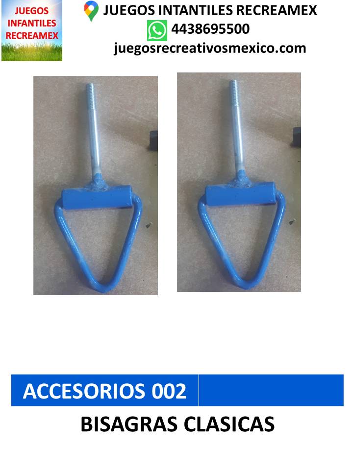 bisagras clasicas de columpio